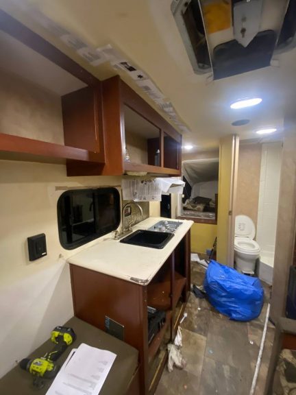 before RV renovation