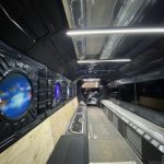 party bus conversion - gaming truck inside interior