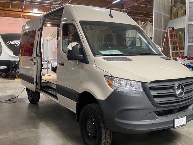 Mercedes Sprinter van renovation exterior