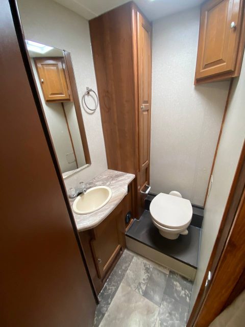 Coachmen Leprechaun toilet renovation