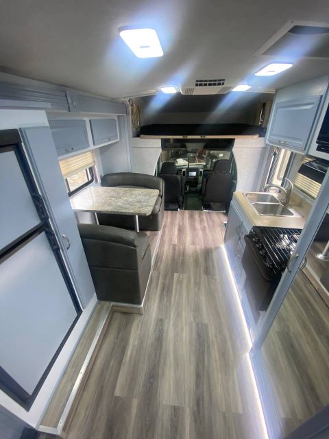 Mercedes Sprinter Camper Van Interior Renovation