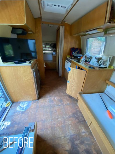 old camper remodel