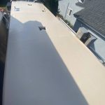 RV Roof recoating after water damage