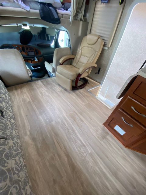 motorhome flooring replacement