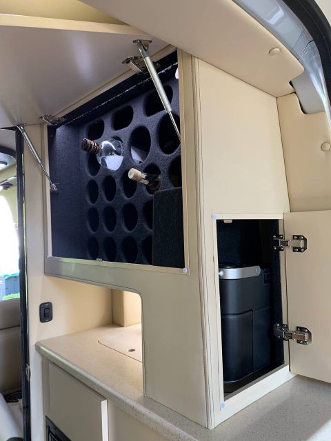 Bar Installation in sprinter van