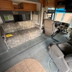 Before Vinyl Plank Flooring in RV Adventurer