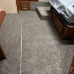 RV Carpet replacement in bedroom