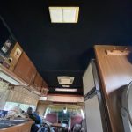 after RV Headliner upholstery Orange County