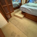 before Carpet replacement in RV bedroom