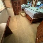 before RV Carpet replacement bedroom