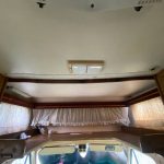 before RV ceiling upholstery