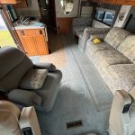 before Vinyl Plank Flooring in Adventurer RV