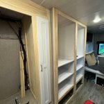 Closet remodeling in Mercedes Sprinter