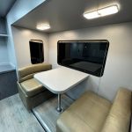 Dinette in mobile office truck