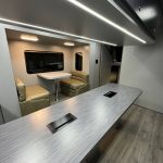 Dinette in mobile office truck Custom Way Califprnia