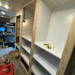 Interior remodeling in Mercedes Sprinter Orange County