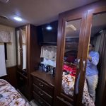 before Thor Motor Coach Challenger bedroom renovation