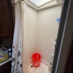 before Thor Motor Coach Challenger shower renovation