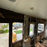 Remove wall panels in Rv after water damage