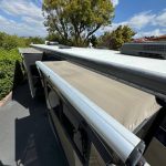 Slide awning fabric replacement RV repair