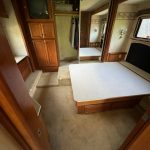 before RV Vinyl Plank Flooring and seats Repair