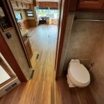 Flooring vinyl panels in RV