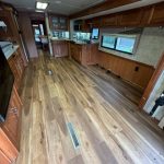 Flooring vinyl panels in RV Los Angeles Costa Mesa