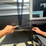 RV Bottom aluminium side panel repair