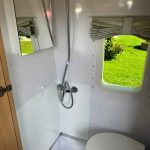 after bathroom in sprinter van remodel