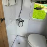 after bathroom remodel in sprinter van