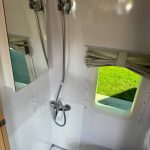 after remodeling bathroom in sprinter van