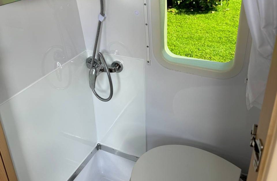 shower in sprinter van