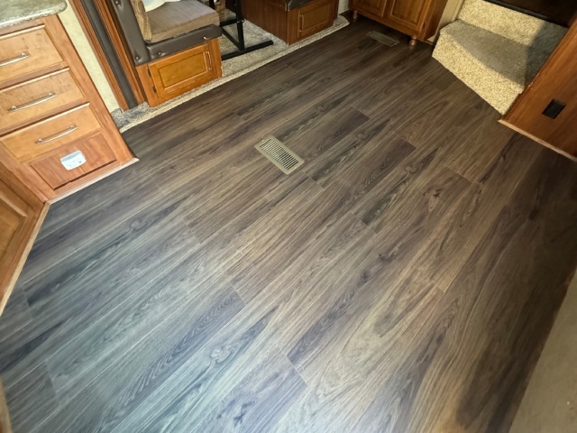 vinyl flooring in travel trailer California