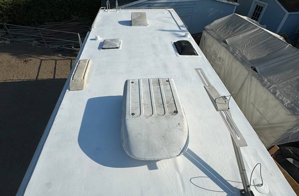 Custom Way rv roof recoating and resealing Los Angeles