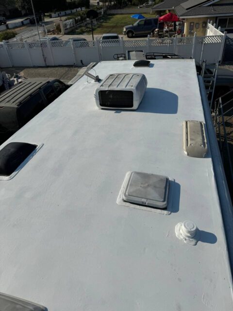 rv roof recoating and resealing LA California