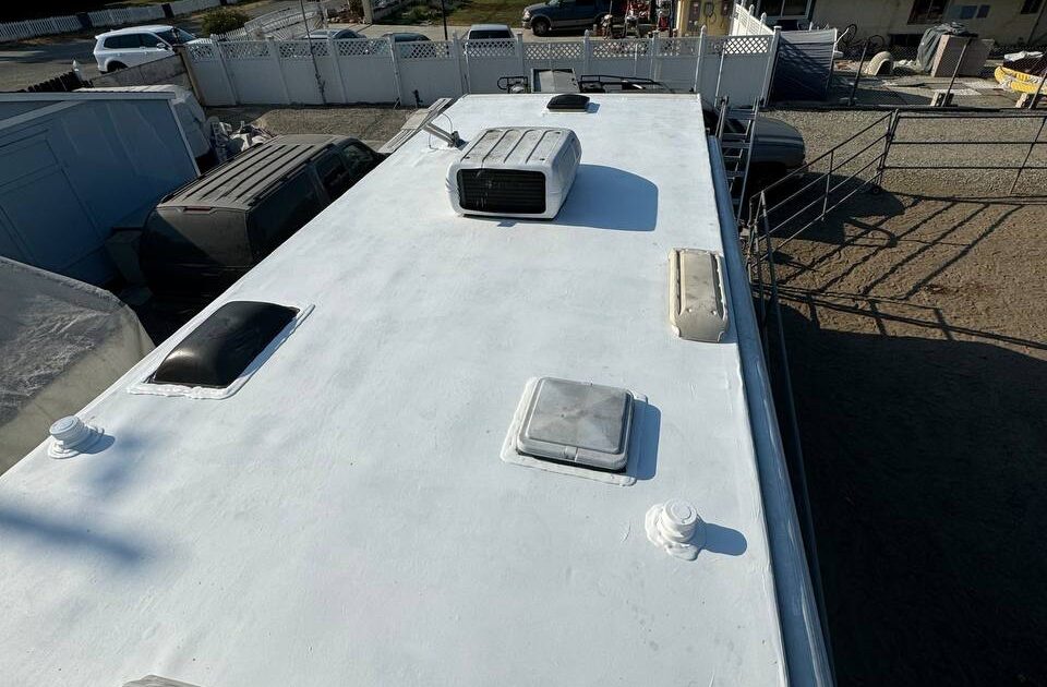 rv roof recoating and resealing Orange County CA