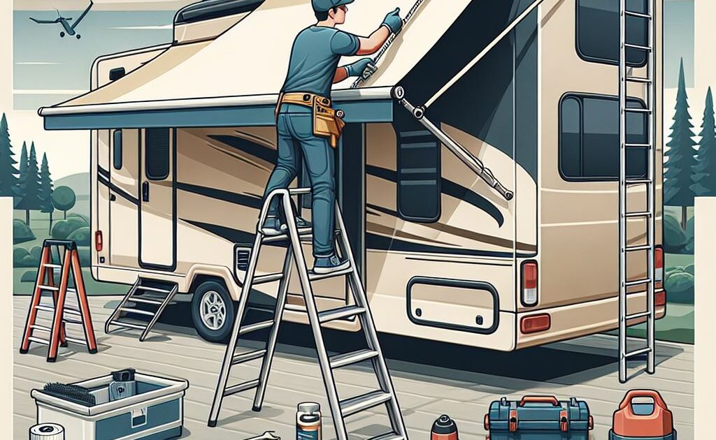 How to replace rv awning by yourself?