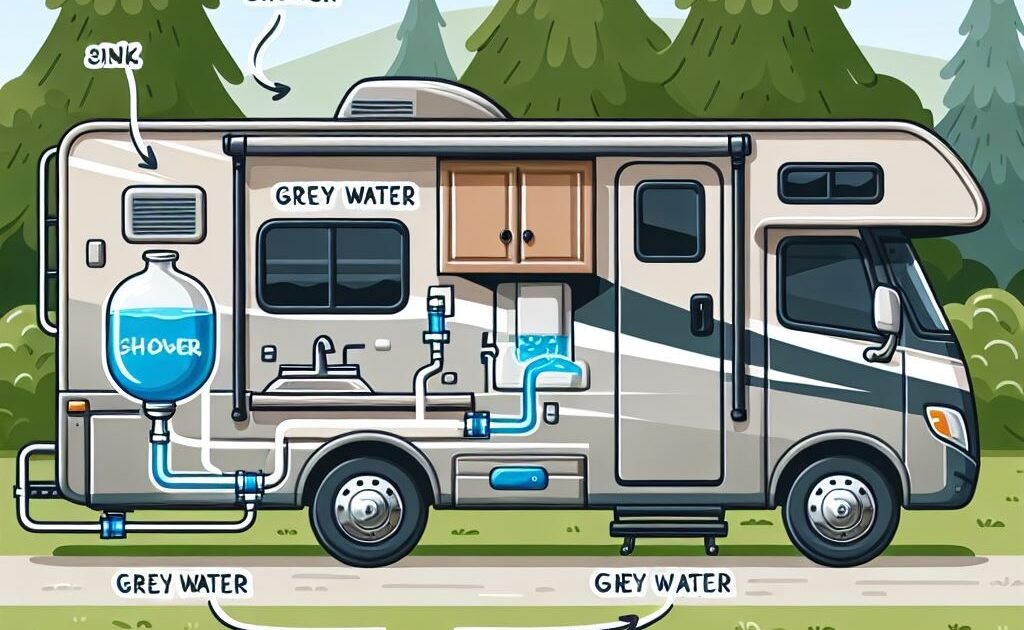 What is grey water in an RV