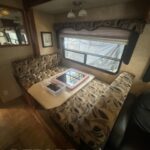 before motorhome interior restoration upholstery