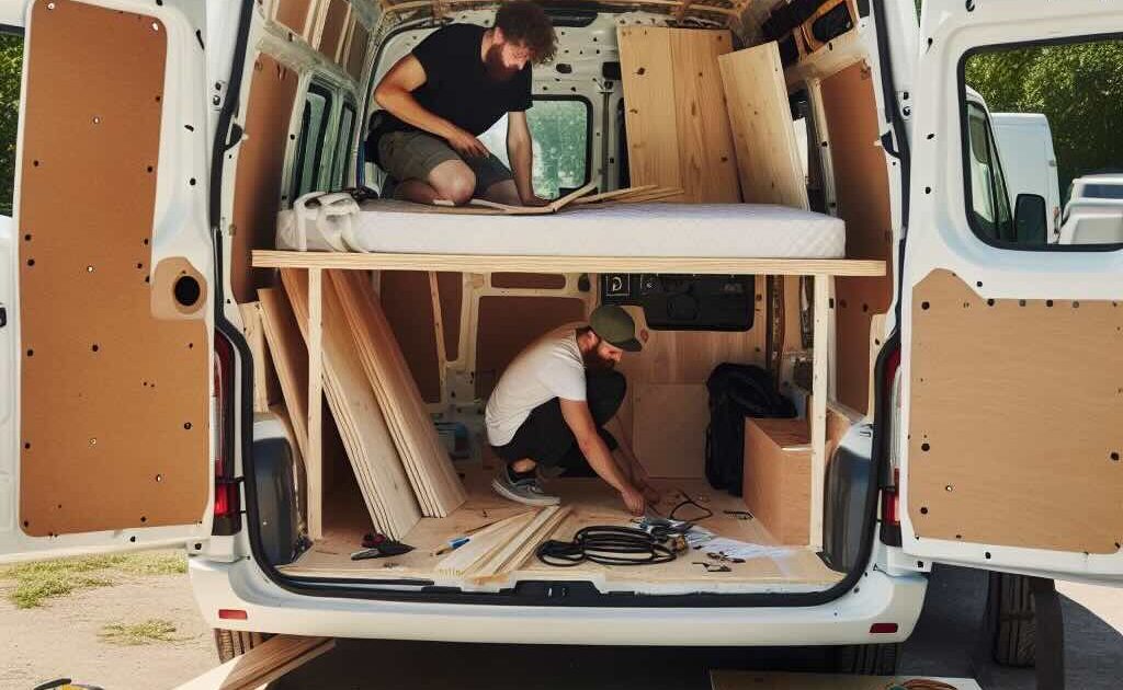 How to convert a van into a camper?