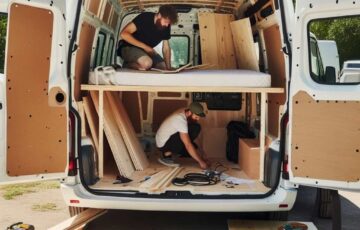 How to convert a van into a camper?