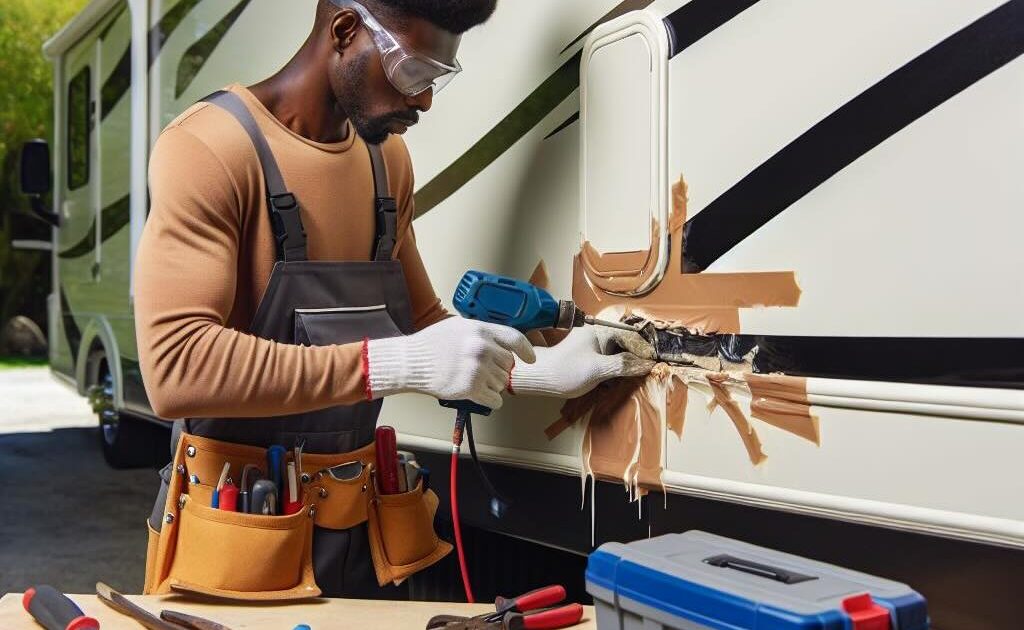 How to fix delamination on an RV