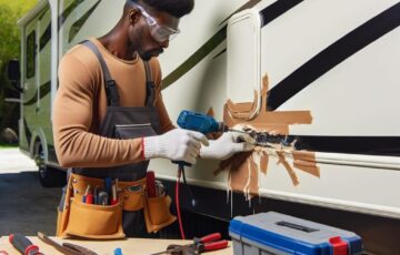 How to fix delamination on an RV