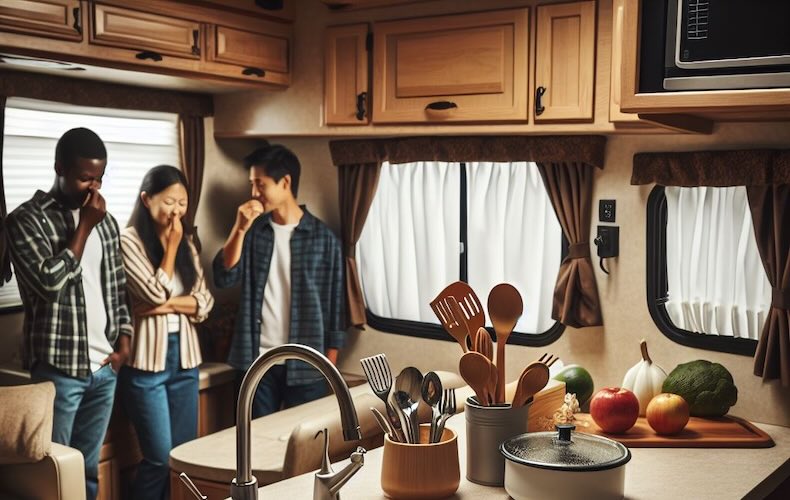 How to organize rv kitchen cabinets