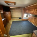 RV bedroom before remodeling