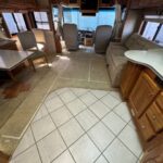 RV flooring before remodeling