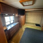 RV interior bedroom before remodeling