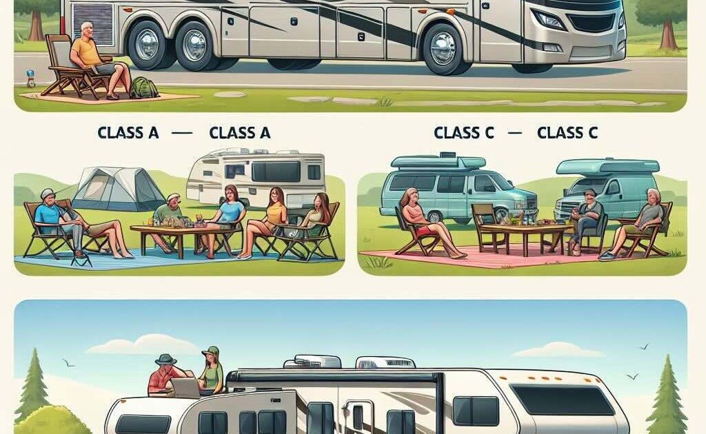 What is the difference between a class a and class c motorhome?