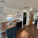 trailer interior renovation countertop