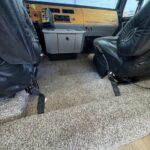 37ft rv remodel new carpet in Driver area